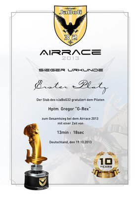 Urkunde vJaBoG32 Airrace 2013 Erster.jpg